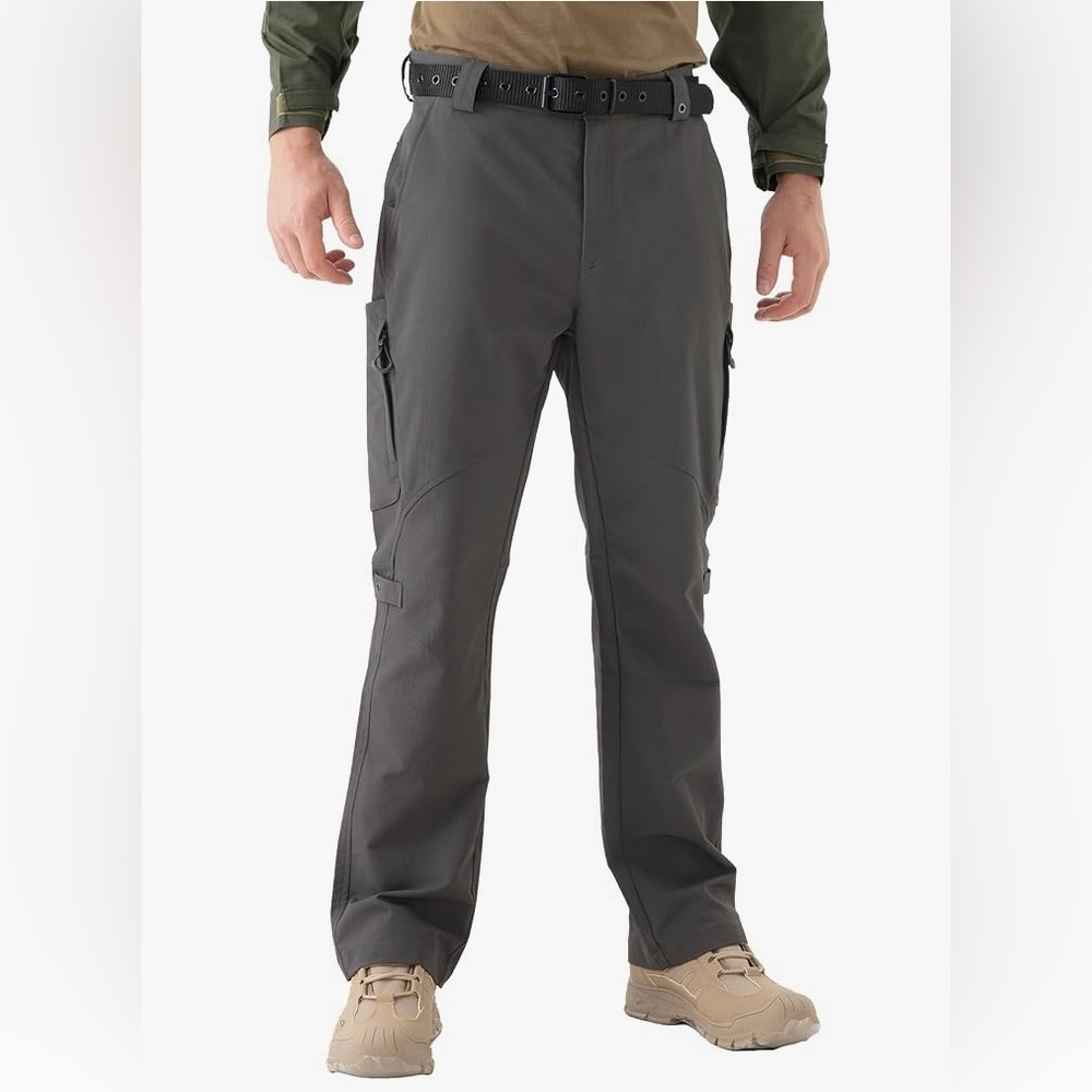 MagnaMan Men's Stretch Tactical Pants – Water Resistant Ripstop Cargo Pants. New